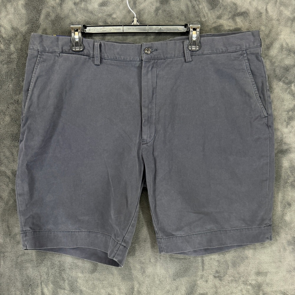 Polo Ralph Lauren Mens Classic Fit 9" Chino Shorts Navy Blue Size 42 Cotton